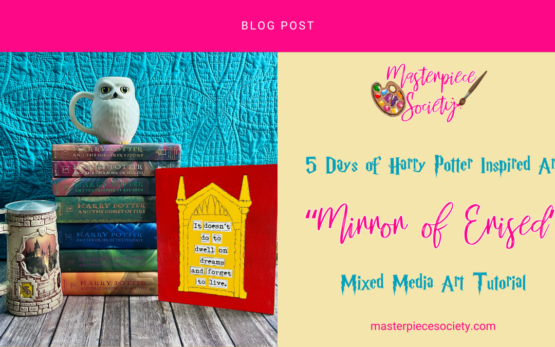Create this Dreamy “Mirror of Erised” Mixed Media Art Piece