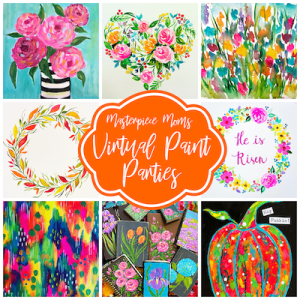 Masterpiece Moms Virtual Paint Parties