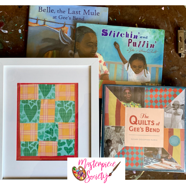 Gee’s Bend-Inspired Quilt Art for Kids