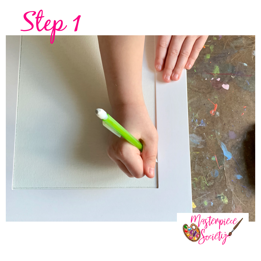 Gee's Bend Quilt Art - Step 1, Prepare canvas. Gee's Bend Quilt Art - Step 1, Prepare canvas.