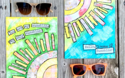 Summer Sun Mixed Media Art for Kids