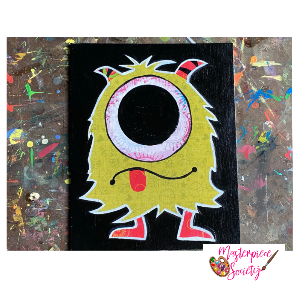 Fun and Friendly Monster Art - Completed Monster