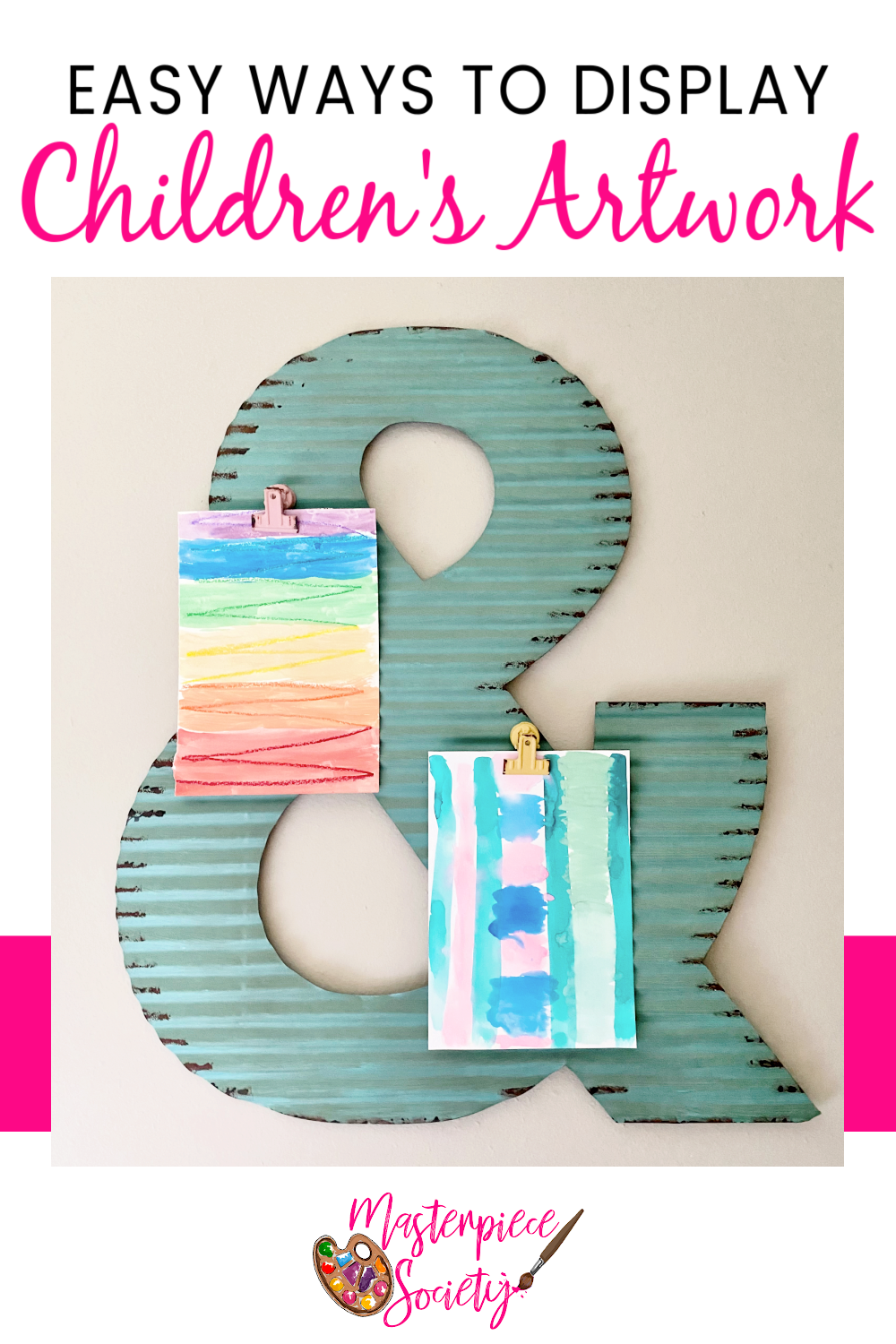 Need some fresh ideas for working your young artist's creations into your home decor? We've got you covered with these fun ideas for displaying children's artwork in your home.