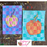 Woven Pumpkin Paintings