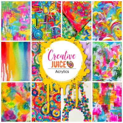 Free Acrylic Process Art for Teens