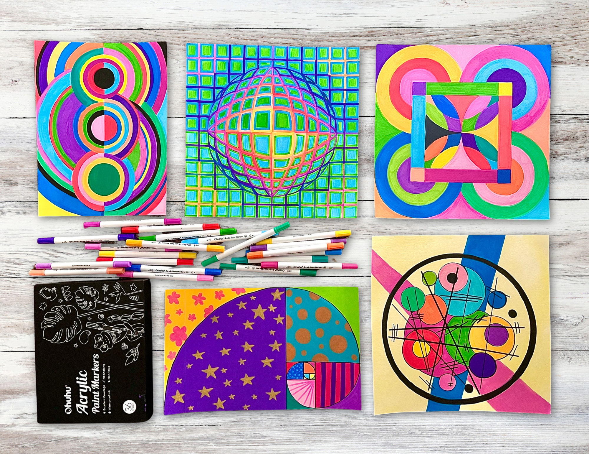 Ohuhu Acrylic Markers