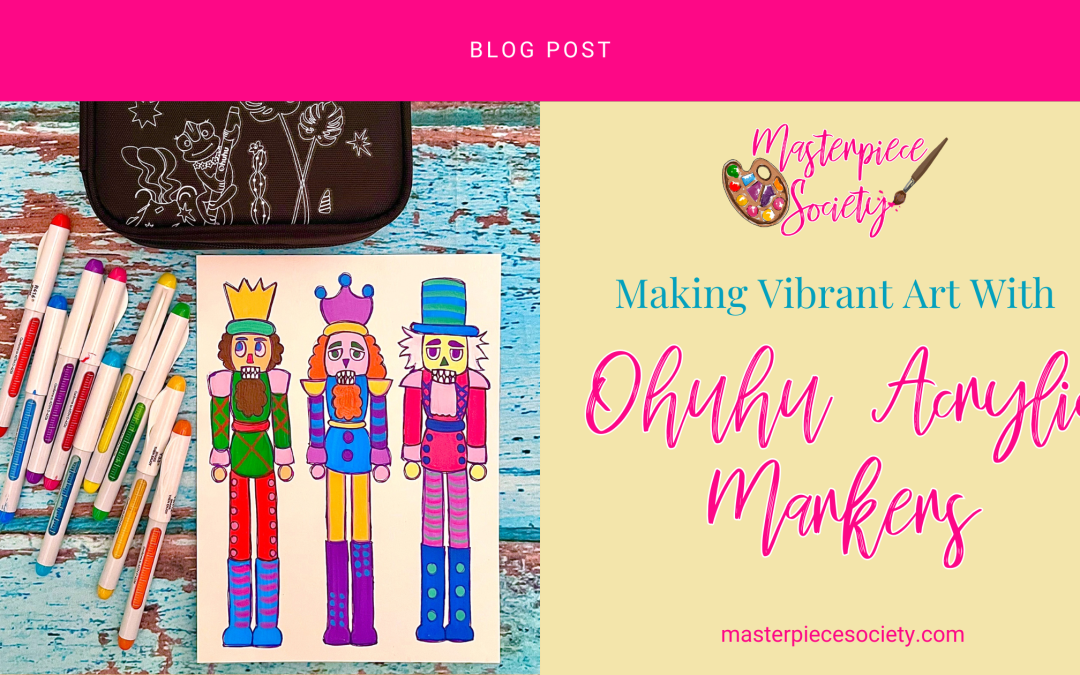 Create Vibrant Masterpieces with the Ohuhu Nahuku Acrylic Markers!