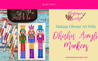 Create Vibrant Masterpieces with the Ohuhu Nahuku Acrylic Markers!