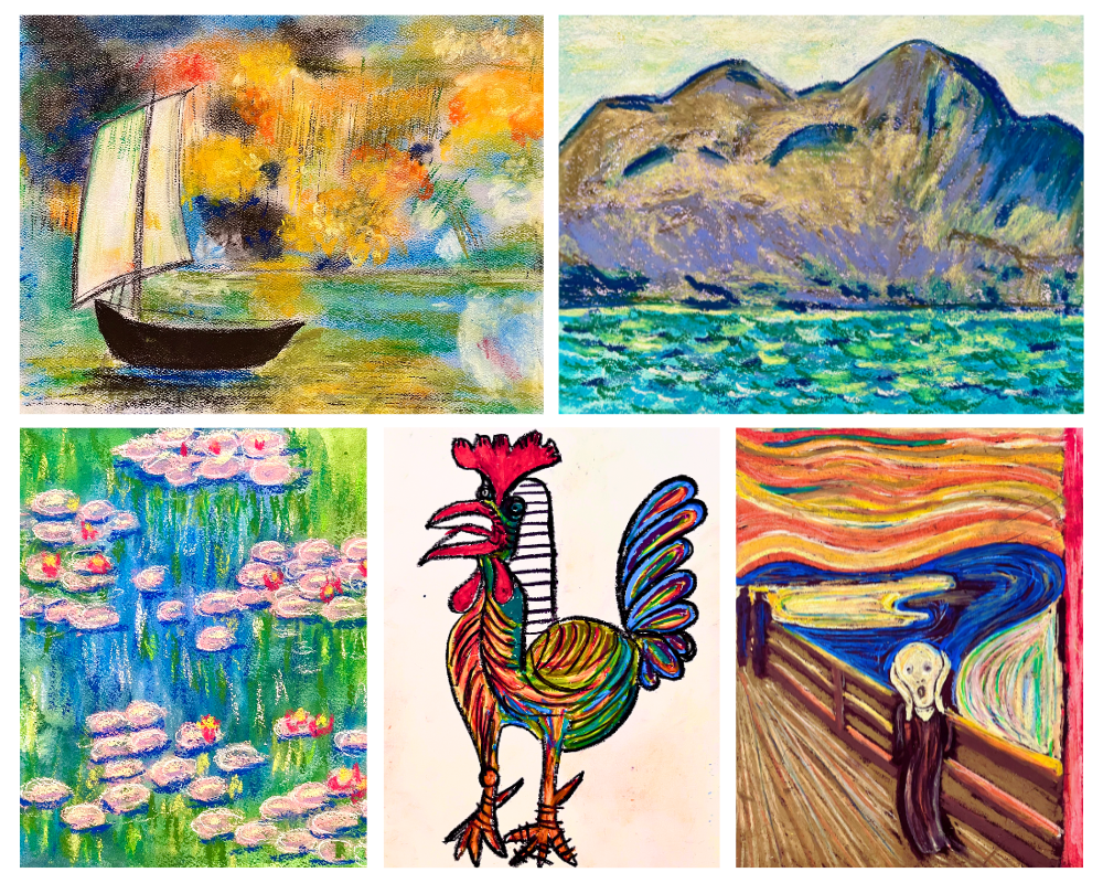 Pastels 101 Online Art Classes for Homeschoolers