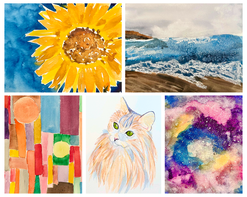 Watercolors 101 Online Art Classes for Homeschoolers