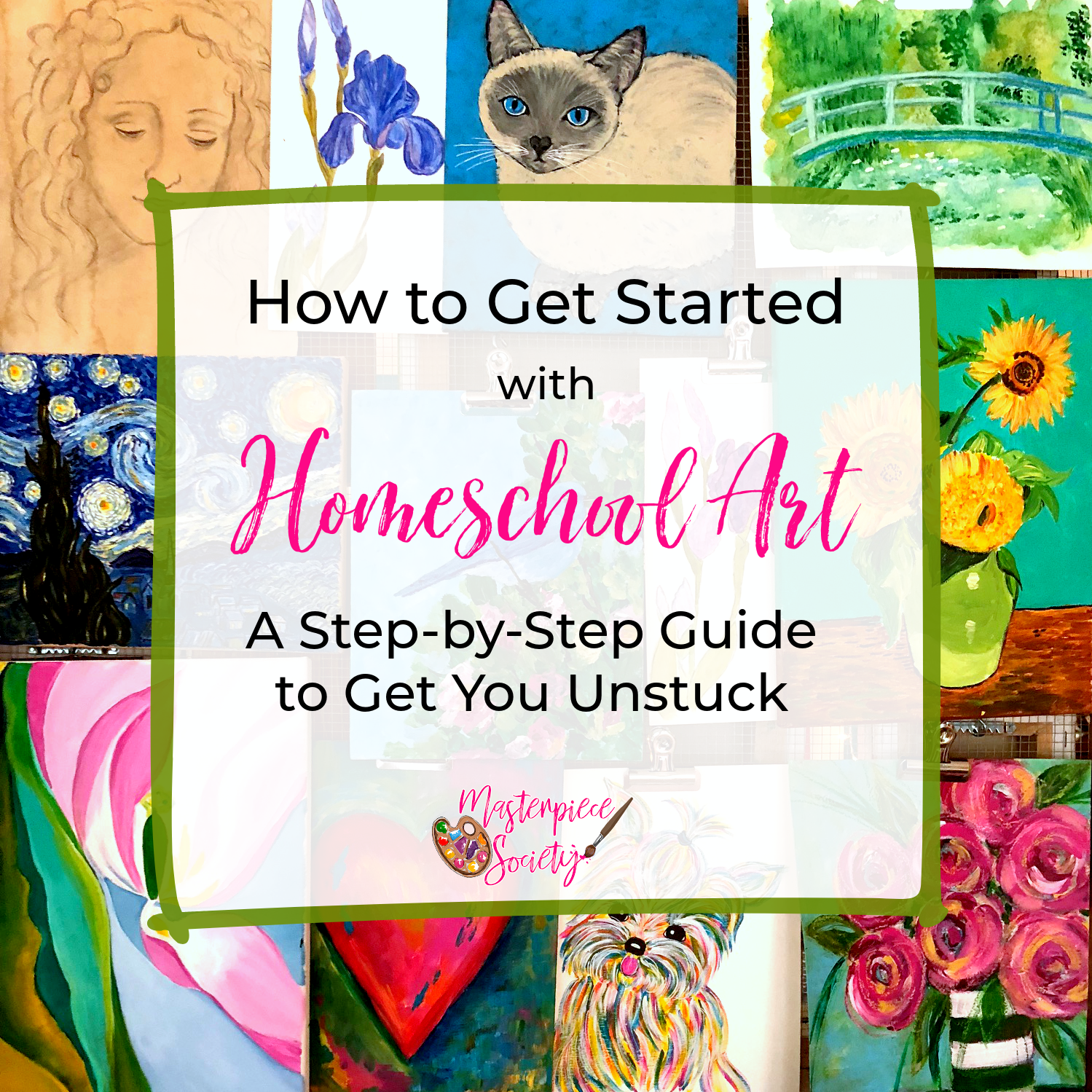 How to Get Started with Homeschool Art